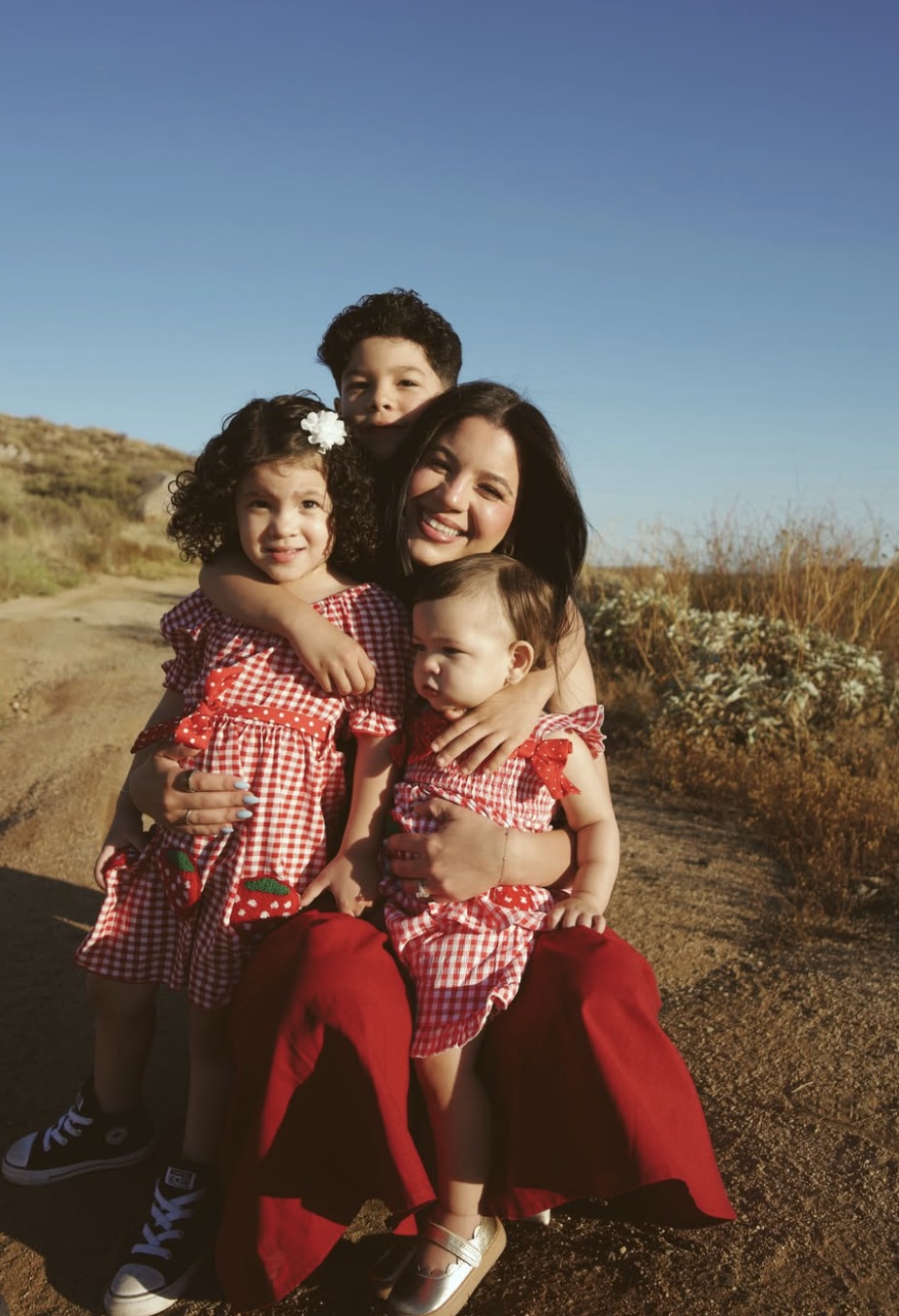 Mila and her family